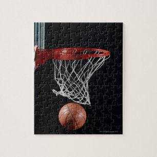 Quebra-cabeça Basquetebol na aro