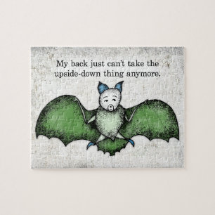 Quebra-cabeça Bat With A Bad Back Jigsaw Puzzle