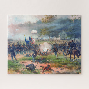 Quebra-cabeça Batalha de Antietam Thure de Thulstrup 1887 Restau