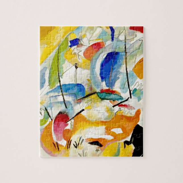 Quebra-cabeça Batalha Naval de Kandinsky 1913 (Vertical)