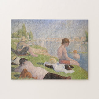 Quebra-cabeça Bathers em Asnieres por Georges Seurat