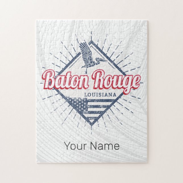 Quebra-cabeça Baton Rouge City Louisiana EUA (Vertical)