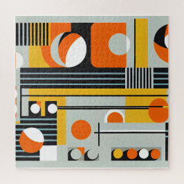 Quebra-cabeça Bauhaus Geométrico Design 01 Perfeito Para