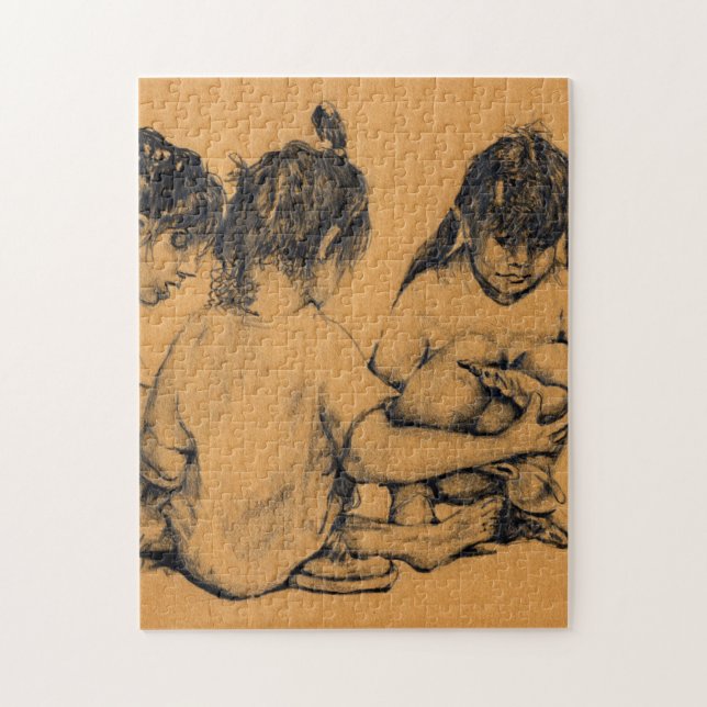 Quebra-cabeça bCada coelhinho (Vertical)