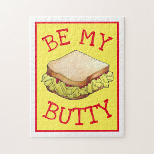 Quebra-cabeça BE MEU BUTTY Inglês Compro Sandwich UK Foodie