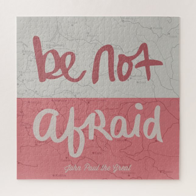 Quebra-cabeça Be not afraid (Vertical)