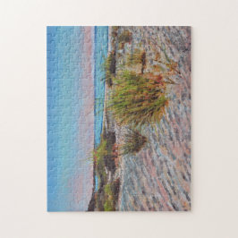 Quebra-cabeça Beach Painting Florida Sand Pink