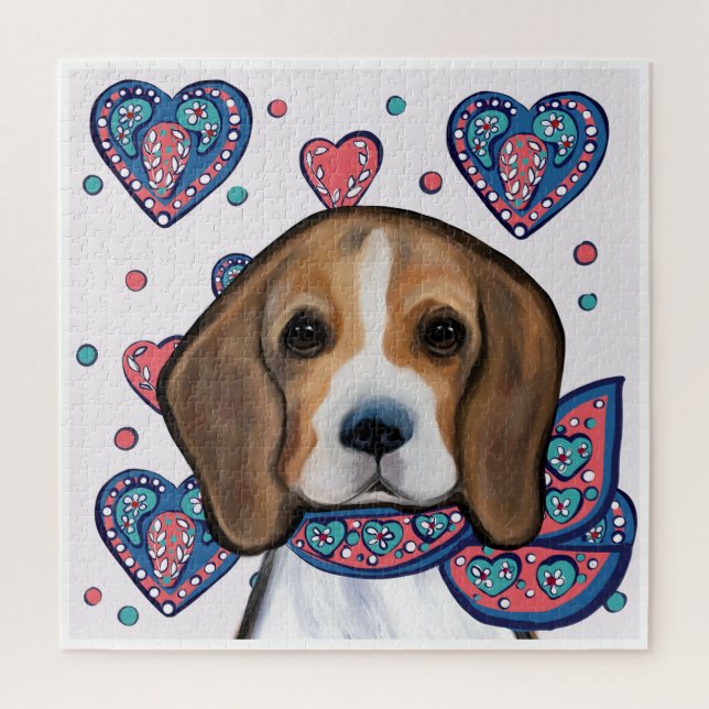 Quebra-cabeça Beagle      (Vertical)