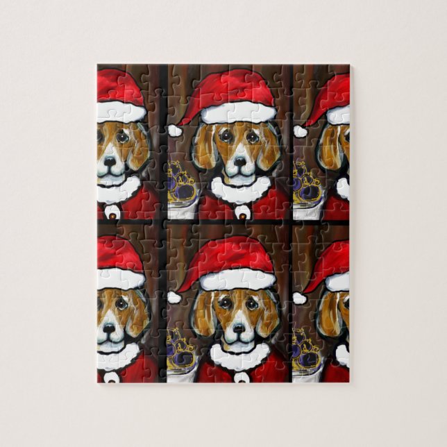 QUEBRA-CABEÇA BEAGLE NATAL (Vertical)