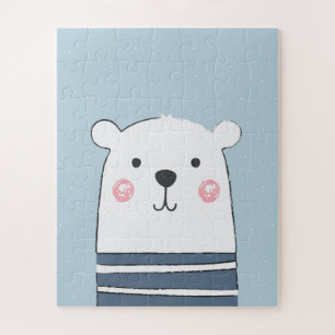 Quebra-cabeça Bear Bonito Cartoon Kids Baby Trabalho de arte
