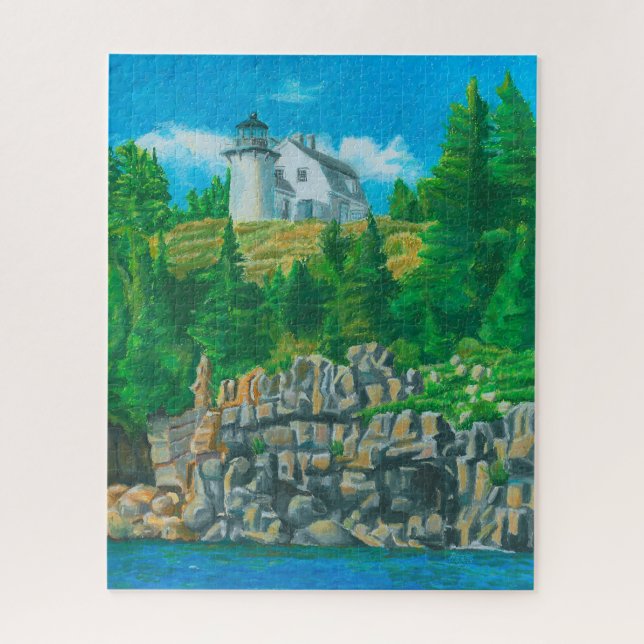 Quebra-cabeça Bear Island Light Painting (Vertical)