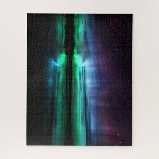 Quebra-cabeça Beautiful Aurora Borealis Jigsaw Puzzle (Vertical)
