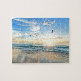 Quebra-cabeça Beautiful Beach Travel Photo Sunrise