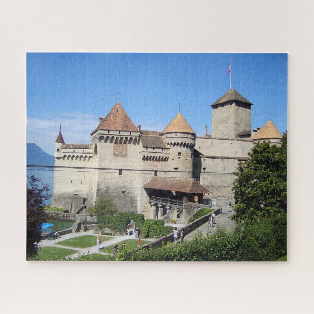 Quebra-cabeça Beautiful Castle Chillon (Horizontal)
