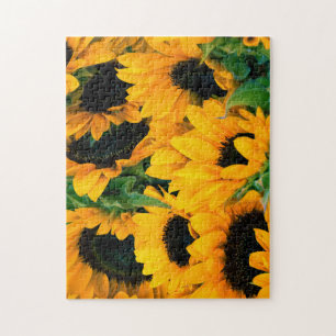 Quebra-cabeça Beautiful, Challenging Golden Sunflowers Puzzle