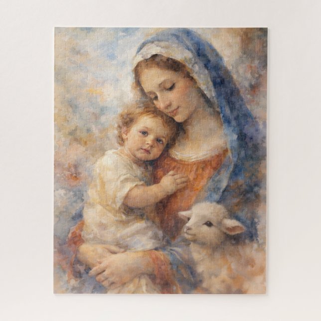 Quebra-cabeça Beauty of Motherhood Faith Gentle Devotion Peacful (Vertical)