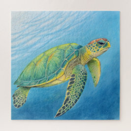 Quebra-cabeça Beauty of the turtle