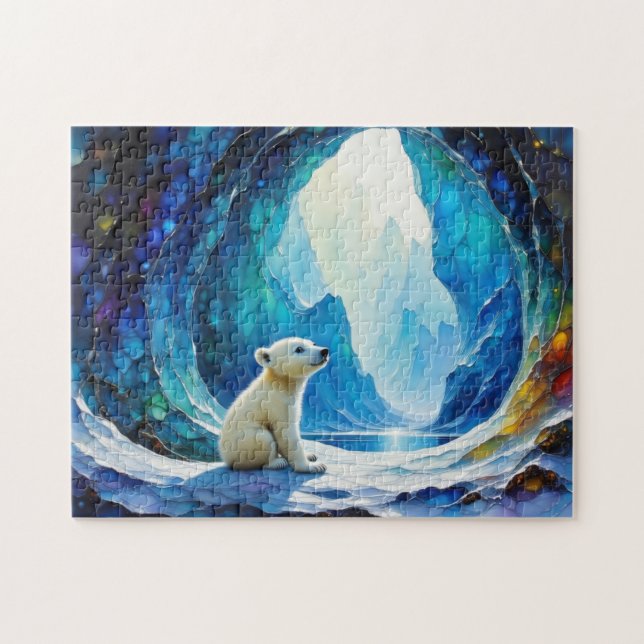 Quebra-cabeça Bebê Polar Bear (Horizontal)