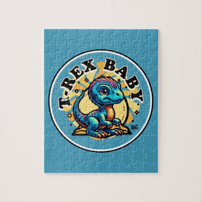 Quebra-cabeça Bebê T-Rex (Vertical)