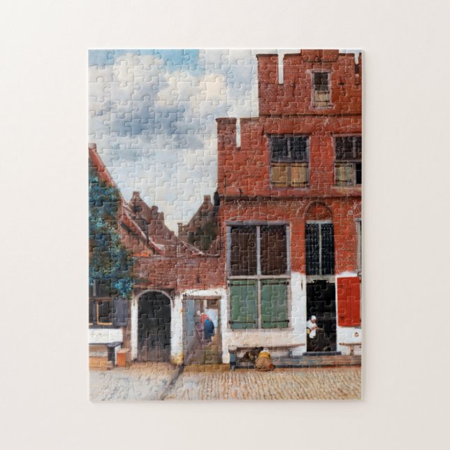 Quebra-cabeça Beco neerlandês, Johannes Vermeer (Vertical)