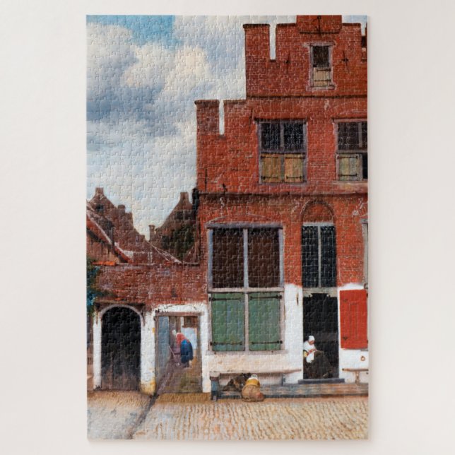 Quebra-cabeça Beco neerlandês, Johannes Vermeer (Vertical)