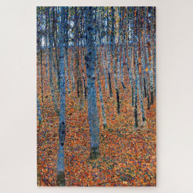 Quebra-cabeça Beech Grove, Gustav Klimt (Vertical)