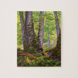 Quebra-cabeça Beech Trees in the Forest (Woodland) (Paul Ranson)