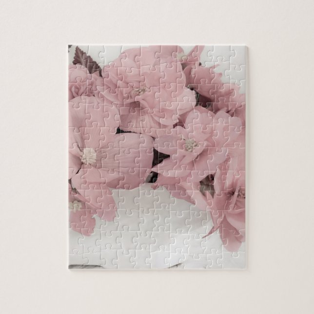 Quebra-cabeça Begonias Rosa (Vertical)