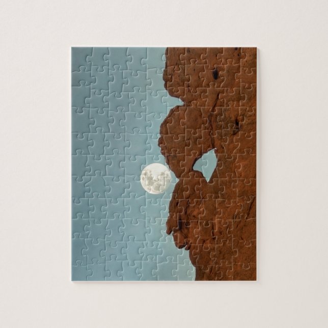 Quebra-cabeça Beijar Camelos Sob Lua (Vertical)