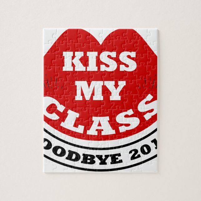 Quebra-cabeça beijar minha classe 2018 (Vertical)