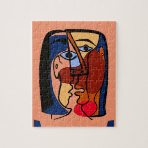 Quebra-cabeça Beijo, abstrato