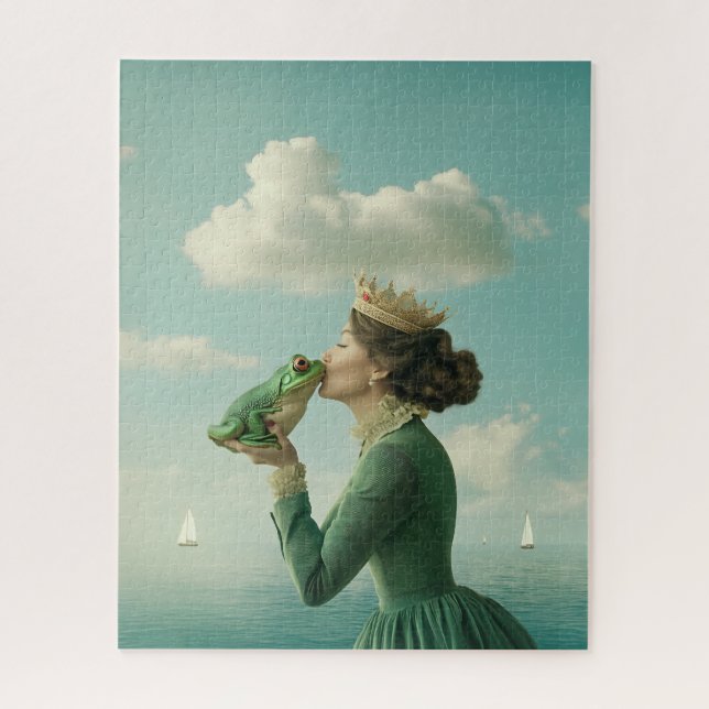 Quebra-cabeça Beijo do Príncipe Sapo (Vertical)