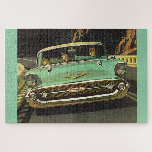 Quebra-cabeça Bel Air 1957 de Chevy (Horizontal)