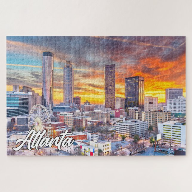 Quebra-cabeça Bela Atlanta, Geórgia, Estados Unidos (Horizontal)