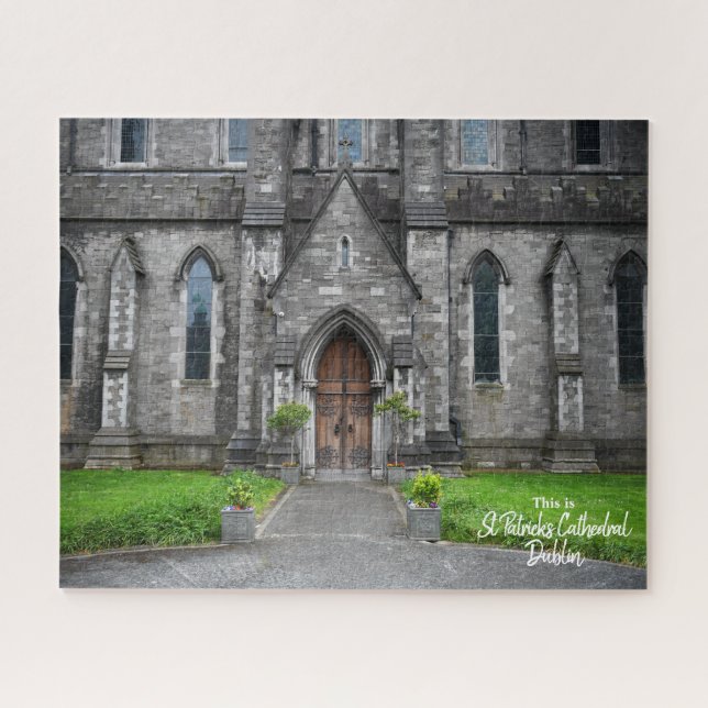Quebra-cabeça Bela Catedral de St. Patrick Dublin, Irlanda (Horizontal)