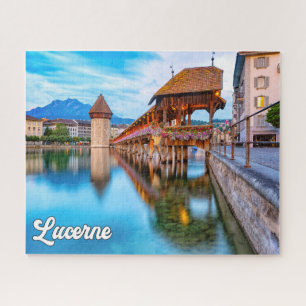 Quebra-cabeça Bela Cidade De Luzerna, Suiça