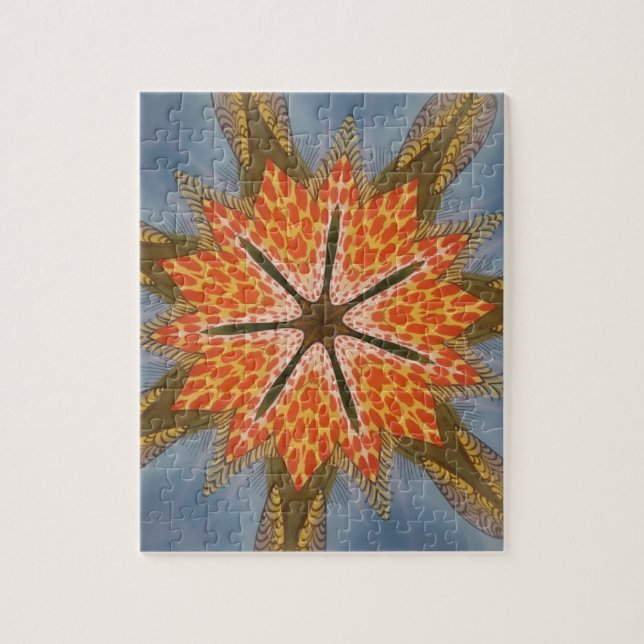 Quebra-cabeça Bela Design africana feminina maravilhosa (Vertical)