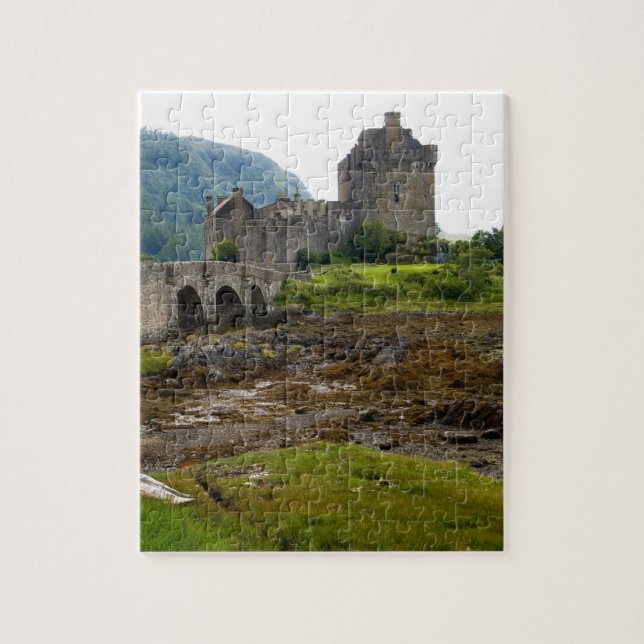 Quebra-cabeça Bela Eileen Donan Castle no Dornie Ocidental 2 (Vertical)