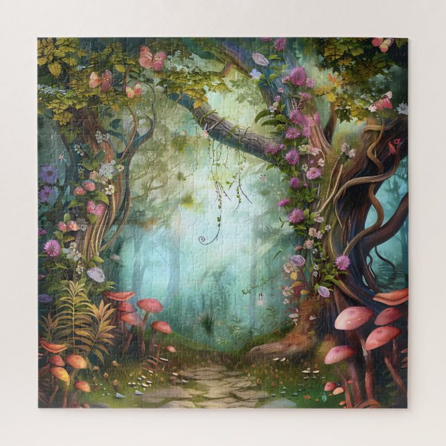 Quebra-cabeça Bela Floresta Encantada (Vertical)