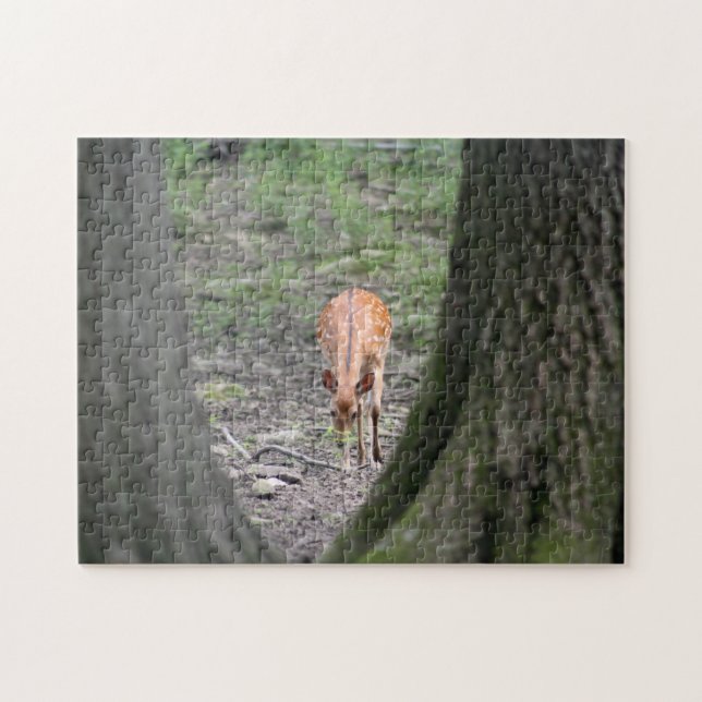 Quebra-cabeça Bela Gazela na Floresta (Horizontal)