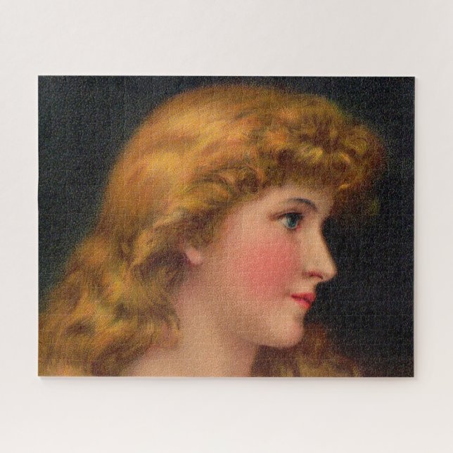 Quebra-cabeça bela mulher do século XIX (Horizontal)
