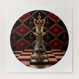 Quebra-cabeça Bela peça de xadrez rochosa estilizada - A rainha