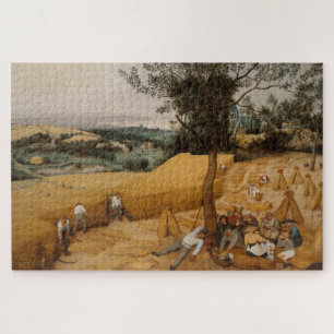 Quebra-cabeça Belas Artes, Colheitas 1565 Pieter Bruegel 1000+