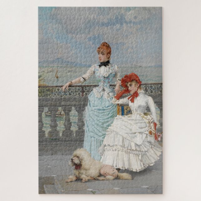 Quebra-cabeça Belas napolitanas (Jovens Italianas Elegantes) (Vertical)