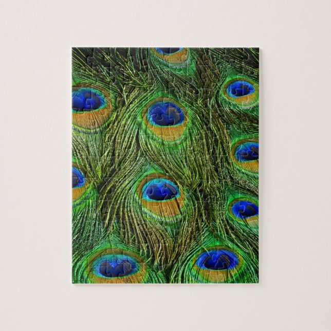 Quebra-cabeça Belas Penas de Pavão (Vertical)