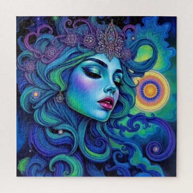 Quebra-cabeça Beleza da Alienígena etérea - Mulher Fantástica Vi (Vertical)