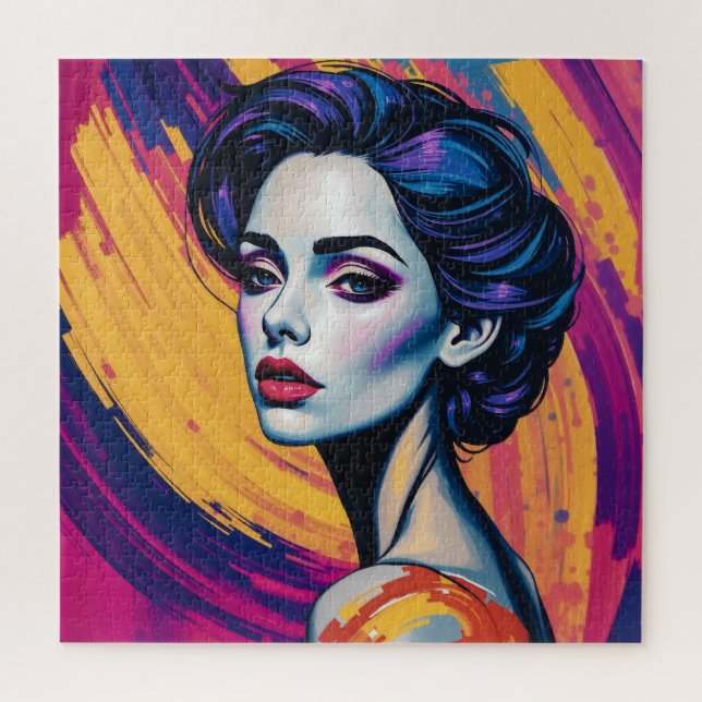 Quebra-cabeça Beleza do Futuro Retroativo (Vertical)