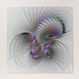 Quebra-cabeça Beleza Tímida Surrealista Arte Fractal Abstrata Mo