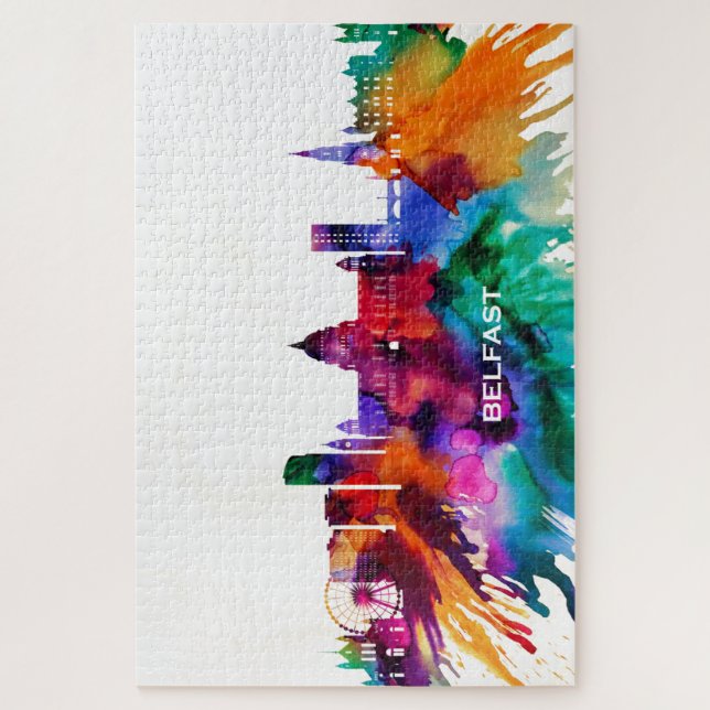 Quebra-cabeça Belfast Skyline (Vertical)