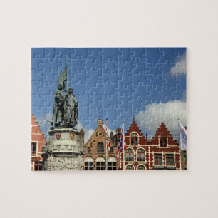 Quebra-cabeça Bélgica, Brugge (também Brug ou Bruge). UNESCO